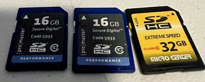2 Promaster 16GB SDHC UHS-1 Speed U1 V10 Video Memory Card 1 32 GB Micro Center