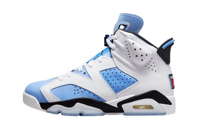 

Мужские кроссовки Jordan 6 Retro UNC University Blue/White-Black (CT8529 410)