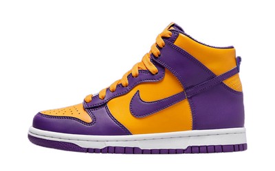 Nike Dunk High Court Purple/Court Purple для больших детей (DZ4454 500) — 5,5