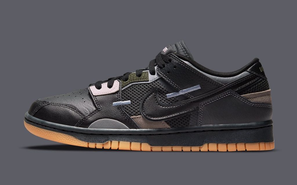 

Мужские кроссовки Nike Dunk Low Scrap Cool Grey DB0500-001 US6-12, Черный, Nike Dunk Low