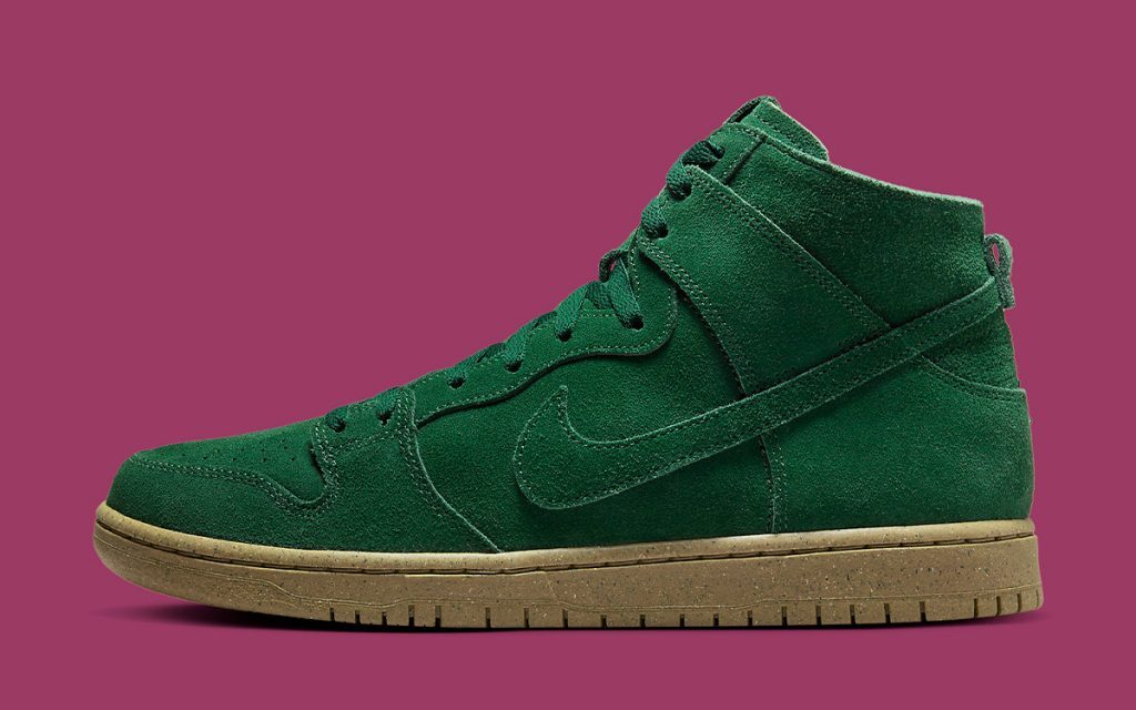 

Мужские кроссовки Nike SB Dunk High Pro Decon Gorge Green DQ4489-300 US6-12, Зеленый, Nike Sb Dunk High