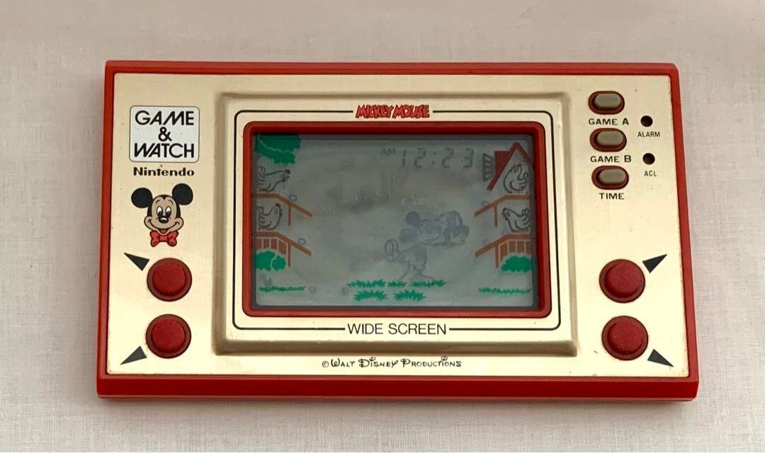 ミッキー GAME&WATCH 任天堂 Nintendo Game and Watch Mickey Mouse MC-25 Used Tested game