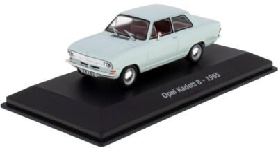 1:43 Model Cars, Opel Kadett B - 1965 - Lt Grey, Partworks  by Ixo, Norev, Road