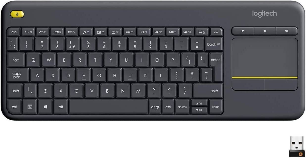 Logitech Wireless Touch Keyboard K400 SPANISH LAYOUT Black( Rs. 12,743