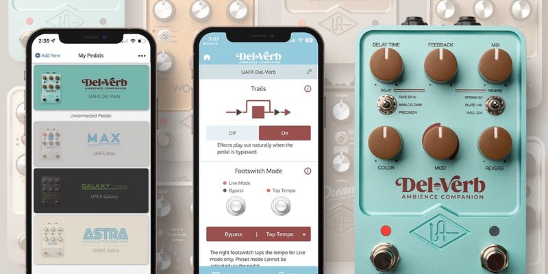 Universal Audio GPM-DLVRB Del-Verb Ambience Companion Reverb/Delay Guitar Pedal