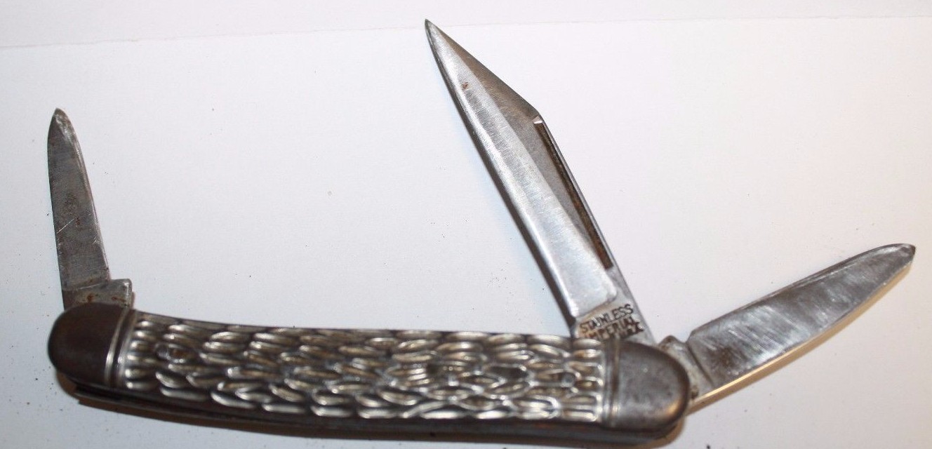 その他 Imperial: 3. Auflage mit zusatzlichen Krediten wgteh8f VINTAGE IMPERIAL STAINLESS STEEL 3 BLADE POCKET KNIFE FREE