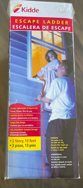 Kidde Fire Escape Ladder - 2 story, 13 feet