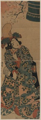 Musume Dojoji,Kunisada Utagawa,Photo of Ukiyo-e,c1835,Japan,Woman,Clothing