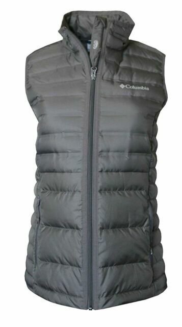 Columbia Men's Mckay Lake Down Puffer Vest - Grey Size Small