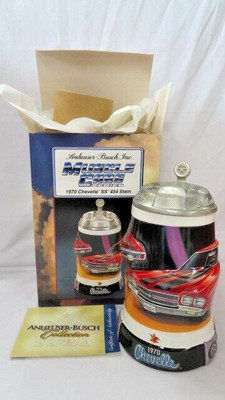 Anheuser Busch Inc. Muscle Cars Series 1970 Chevelle SS 454 Stein 3D w/COA & Box