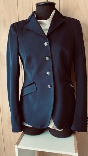 CAVALLO Dressage COAT *Youth 14 *Navy NEW  Polyester Blend Velveteen Collar