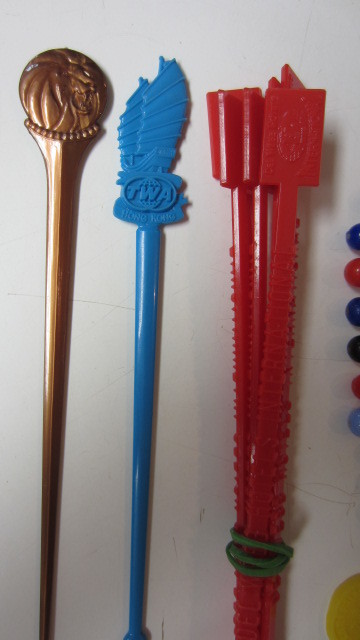 43) Vintage Swizzle / Cocktail Stir Sticks: Vegas, Airlines, Restaurants + (FS)