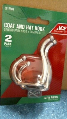 ACE Coat and Hat Hook 2 Pack  (5617808)  FS 