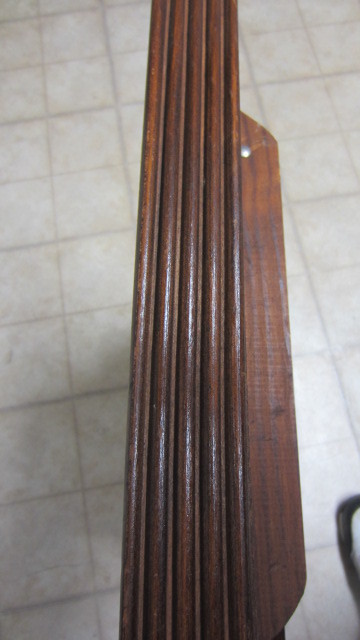 Vintage Wood Folding End Table