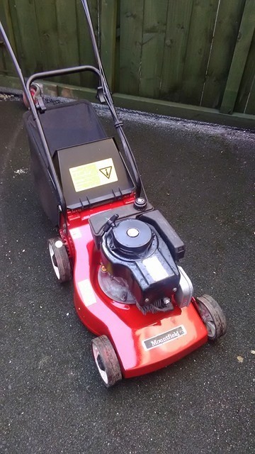 refurbished lawnmower
