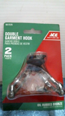ACE Double Garment Hooks 2 Pack   (5617576)  FS