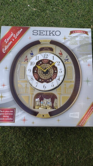SEIKO QXM554BRH 24 Melodies in Motion Special Collector's Edition Wall Clock
