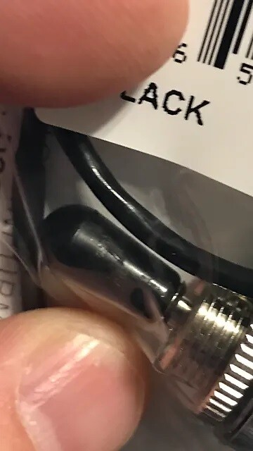 EMG 3 POS POSITION CHROME GIBSON STYLE TOGGLE SWITCH B289 BLACK TIP ( SCRATCHES)