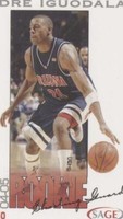 2004-05 Sage Autographed Basketball - Andre Iguodala #16
