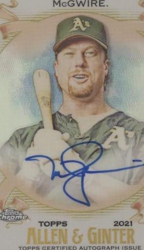 2021 Topps Allen & Ginter Chrome - Mark McGwire #AGA-MM