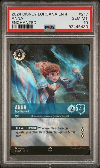 PSA10 ベル エンチャンテッド 214/204 ロルカナ LORCANA ディズニー ロルカナ ベル エンチャンテッド PSA10 LORCANA