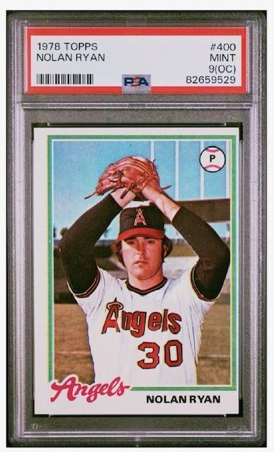 VINTAGE 1978 Topps NOLAN RYAN # 400 -▷HOF !!!◁- PSA 9 (OC