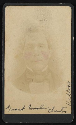 Great Uncle Chester Kellogg / J.W. Miller, photographer, Anamosa, Iowa.