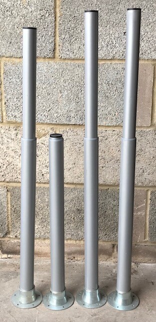 Ikea Extendable Metal Legs For Diy Table Desk Garage Bench In