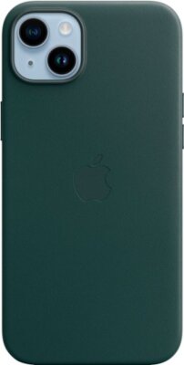 Genuine Apple iPhone 14 Leather Case Forest Green