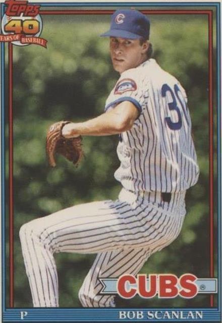 1991 Topps Traded - Bob Scanlan #105T