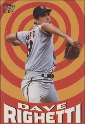 1992 Topps Kids - Dave Righetti #62
