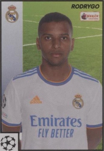 2021-22 Topps Merlin's Heritage 97 UCL Rodrygo #24
