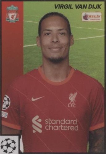 2021-22 Topps Merlin's Heritage 97 UCL Virgil van Dijk #11