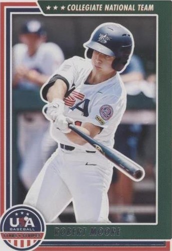 2022 Panini USA Baseball Stars & Stripes - Robert Moore #22