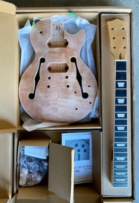 Electric Guitar Kits For DIY E. Guitar, okoume Body (Open Box Item )