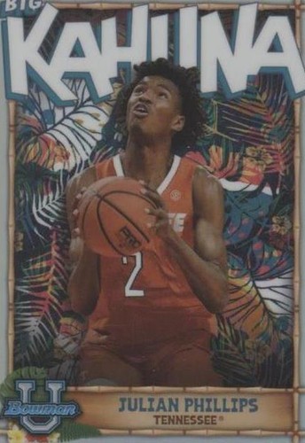 2022-23 Bowman University Chrome - Julian Phillips #TBK-9