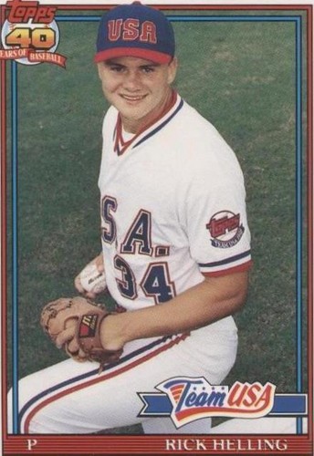 1991 Topps Traded - Rick Helling #54T