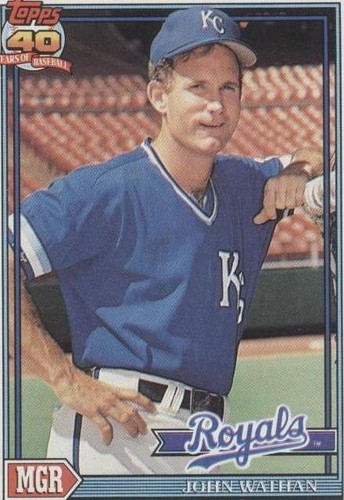 1991 Topps - John Wathan #291