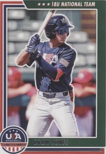 2022 Panini USA Baseball Stars & Stripes - Druw Jones #180