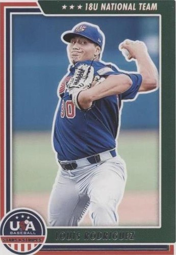 2022 Panini USA Baseball Stars & Stripes - Louis Rodriguez #65