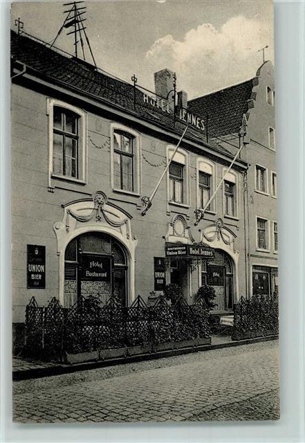 13408539 - 4134 Orsoy Hotel Jennes , Gute Erhaltung Ak 1928