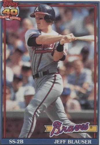 1991 Topps - Jeff Blauser #623