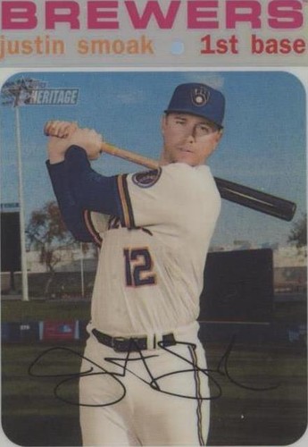 2020 Topps Heritage High Number - Justin Smoak #THC-533