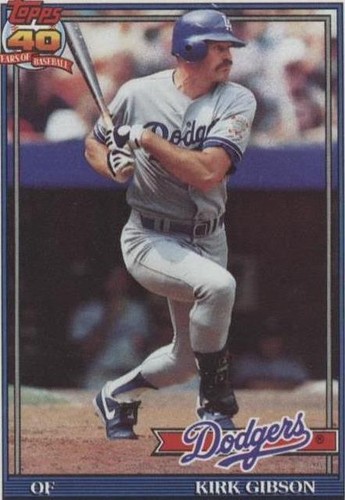 1991 Topps - Kirk Gibson #490