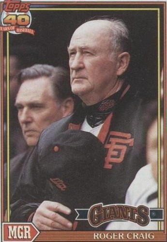 1991 Topps - Roger Craig #579