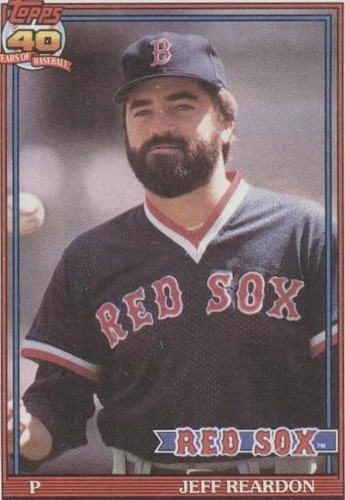 1991 Topps - Jeff Reardon #605