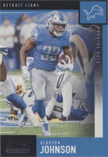 2020 Score Kerryon Johnson #220