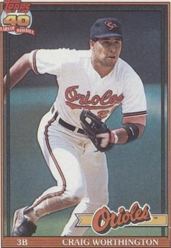 1991 Topps - Craig Worthington #73
