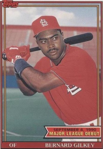 1990-91 Topps Major League Debut 1990 - Bernard Gilkey #53