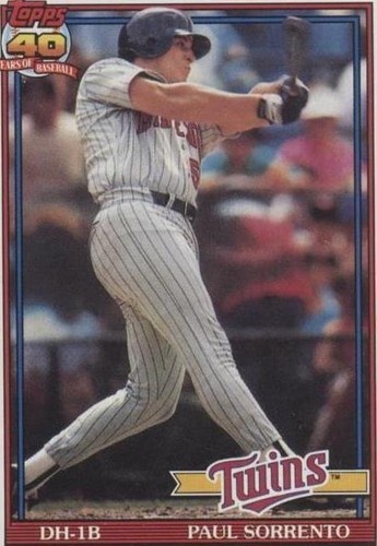 1991 Topps - Paul Sorrento #654